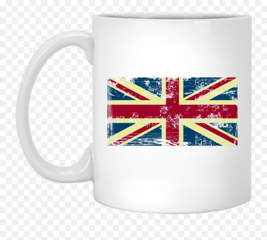 Download Union Jack Vintage Uk Flag Tee British Retro - British Ww1 Flag Black And White Png,Uk Flag Png