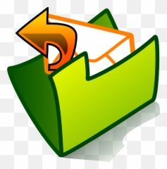 Computer Folder Outbox - Free Vector Graphic On Pixabay Inside Clipart Png,Computer Folder Icon