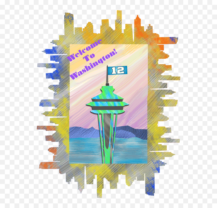 Space Needle Gif - Vertical Png,Space Needle Icon