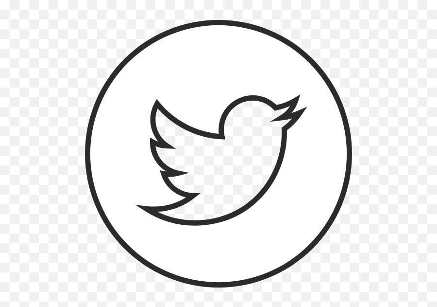 Circle Blank Twitter Graphic - Twitter Icons Free Graphics Transparent Twitter White Icon Png,Lol New Icon