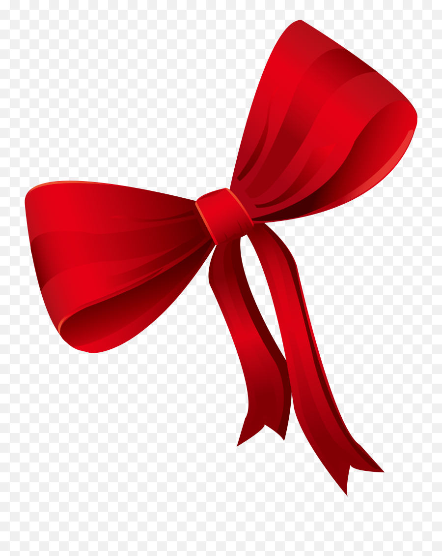 Shoe Lace Tie Png Clip Library - Red Bow No Background,Red Tie Png