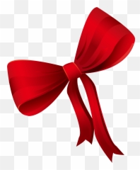 Shoe Lace Tie Png Clip Library - Red Bow No Background,Red Tie Png