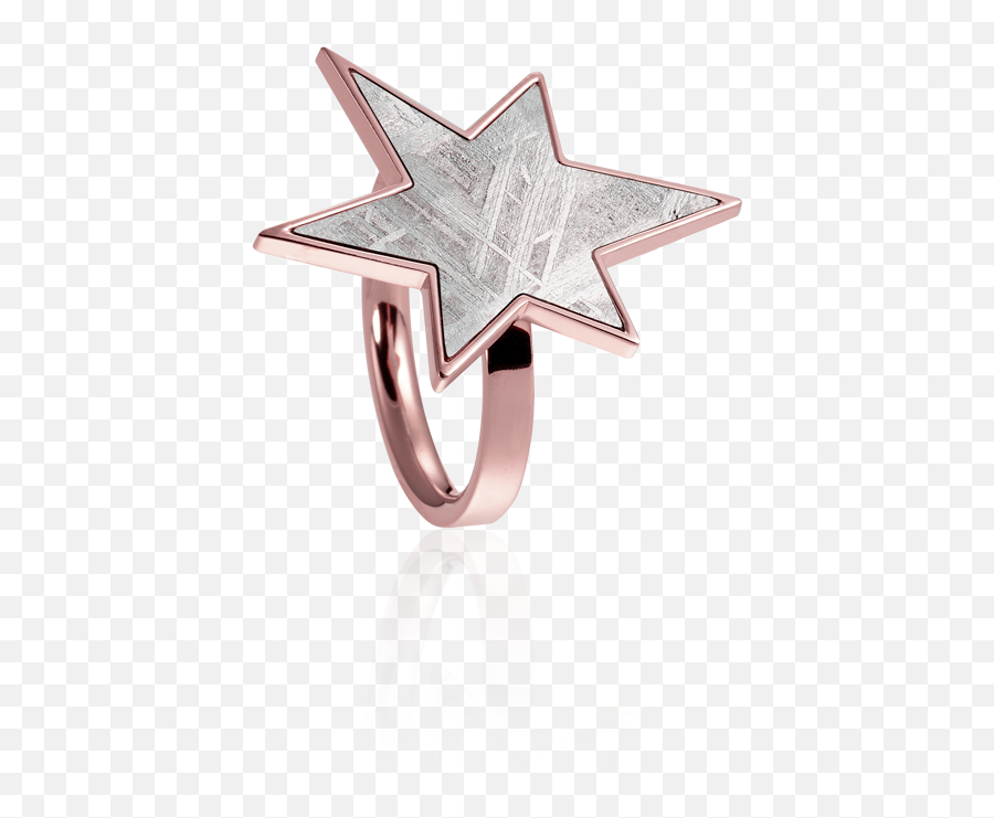 Download Meteorite Star Ring In Red Gold - Body Jewelry Png Engagement Ring,Red Ring Png