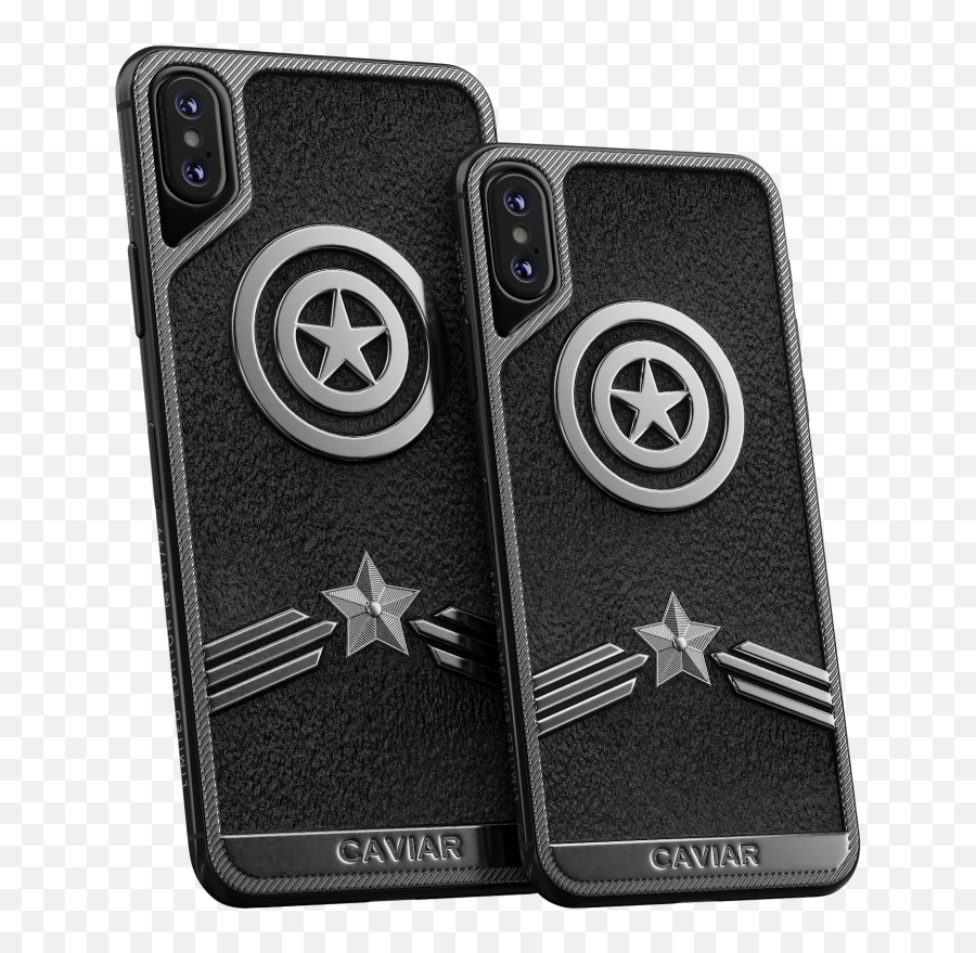 Caviar Iphone Xsxs Max Captain America - Mobile Phone Png,Capitan America Logo