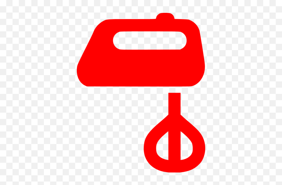 Red Mixer Icon - Free Red Appliances Icons Portable Network Graphics Png,Roller Icon