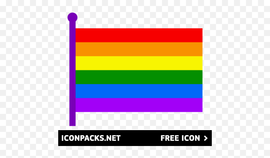 Free Rainbow Flag Icon Symbol Png Svg Download - Vertical,Gay Flag Icon