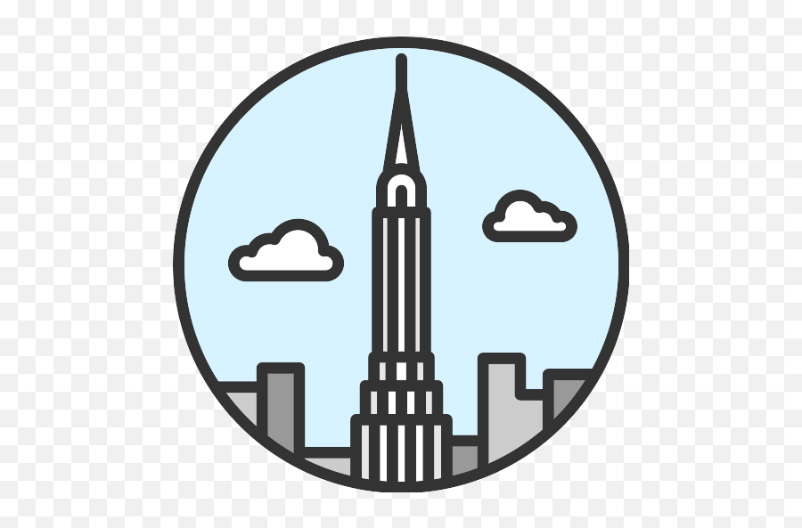 Chrysler Building New York Png Icon 2 - Png Repo Free Png New York Icon Png,Chrysler Logo Vector