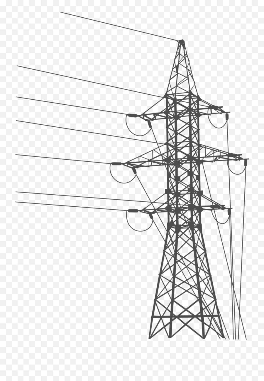 Download Electricity Tower Png - Power Over Ethernet Electrical Tower Transparent Background,Electric Grid Icon