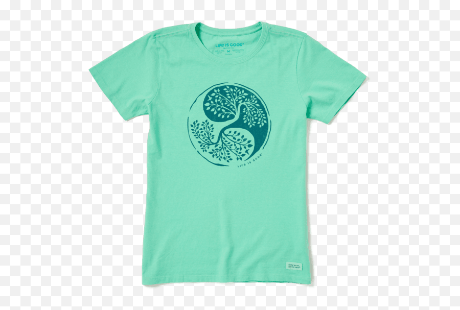 Womenu0027s Yin Yang Trees Short Sleeve Tee - Life Is Good Crusher Lite Png,Yin Yang Icon