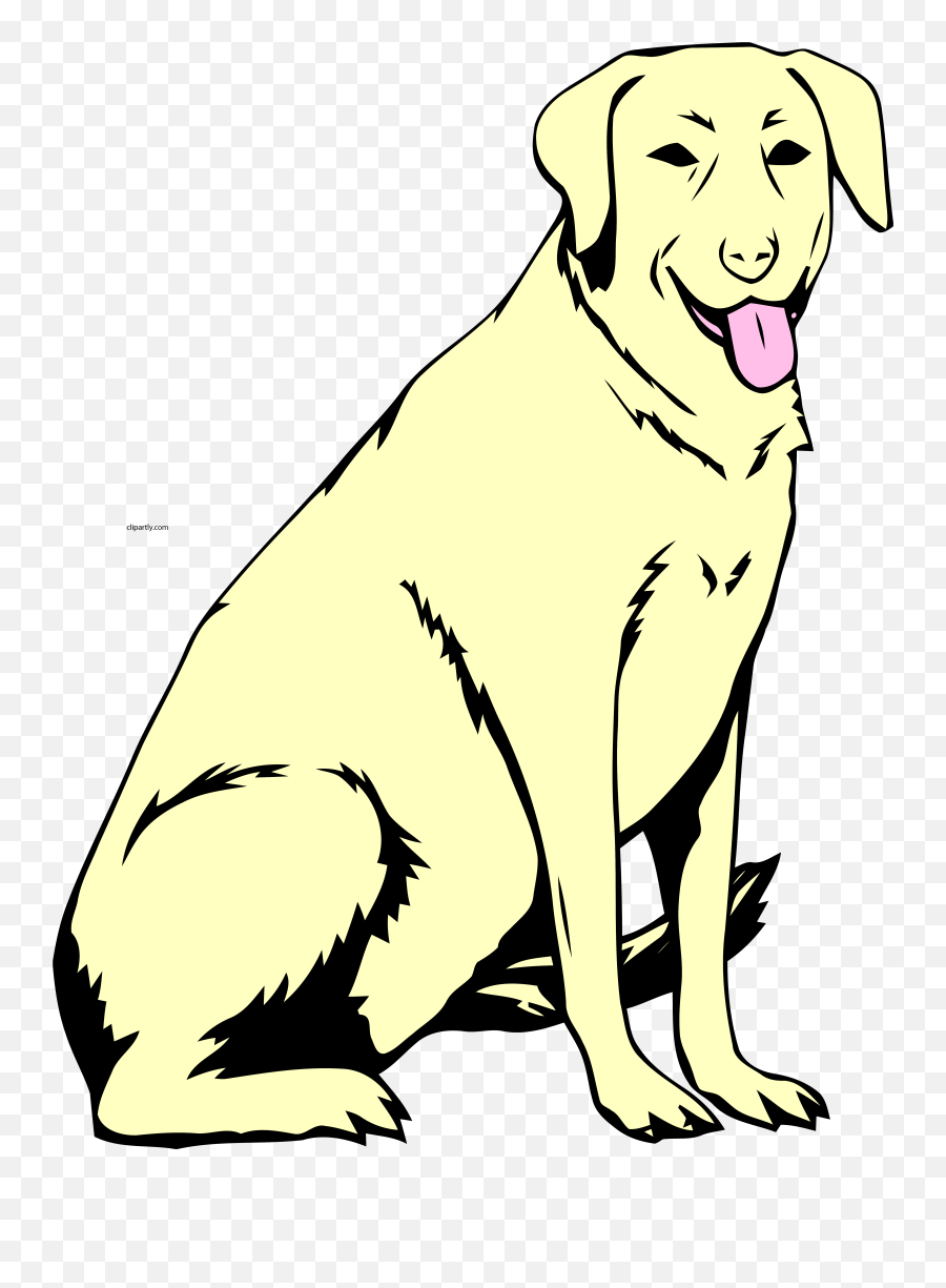 Dog Tongue Lemonchiffon Color Clipart Png U2013 Clipartlycom - Lab Dog Coloring Pages,Lemon Clipart Png