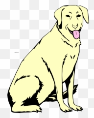Dog Tongue Lemonchiffon Color Clipart Png U2013 Clipartlycom - Lab Dog Coloring Pages,Lemon Clipart Png