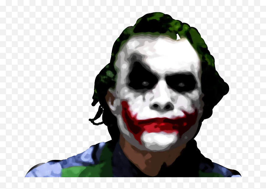Joker Sticker - Joker Heath Ledger Png,Joker Transparent