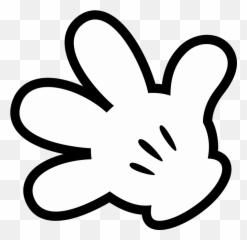 Mickey E Minnie - Hand Clipart png
