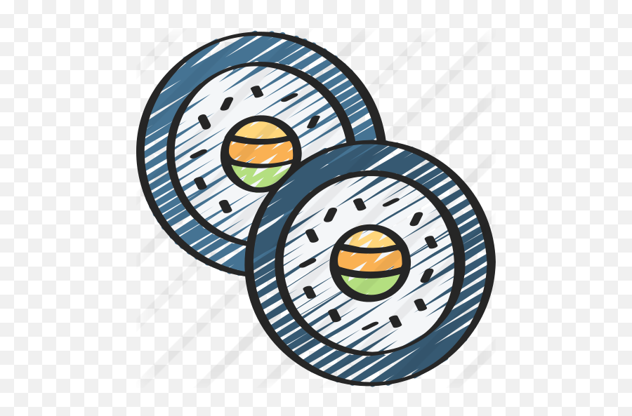 Sushi - Free Food Icons Circle Png,Sushi Transparent