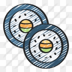 Sushi - Free food icons Circle png