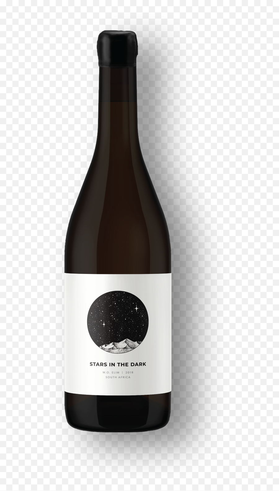 Stars In The Dark - Syrah Minimalist Wines Minimalist Wine Bottle Png,Wine Bottle Png