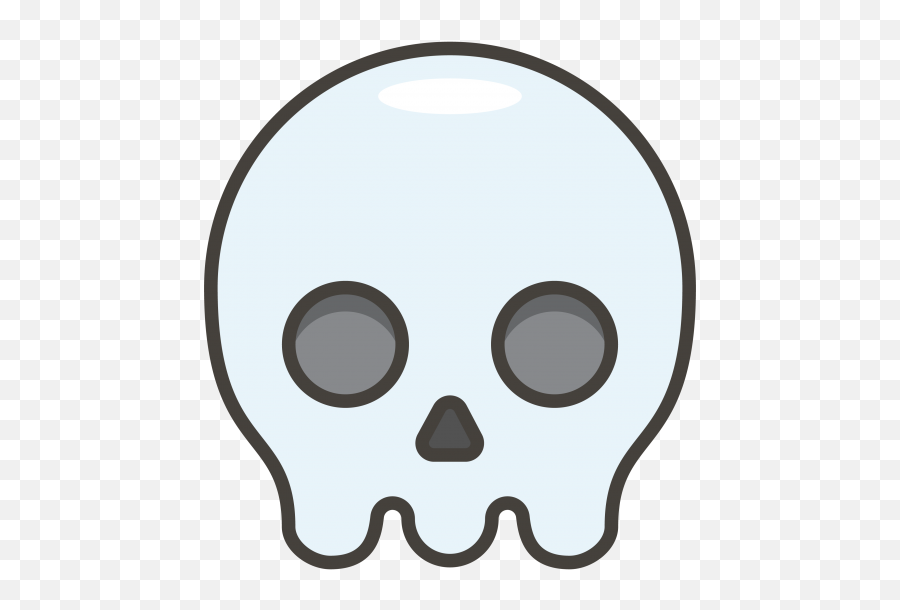 Skull Emoji Png Transparent