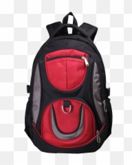Open Backpack Clipart Transparent - School Bag Png,Backpack Transparent Background