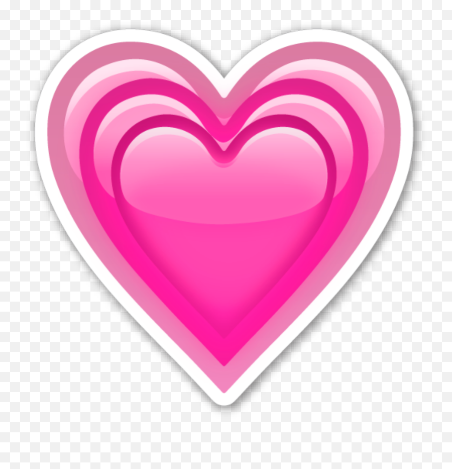 Two Hearts Emoji - Emoji Iphone Heart Png,Heart Sticker Png