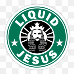 Lol Jesus Pictures Liquid Starbucks Has Some - Logo Transparent Background png