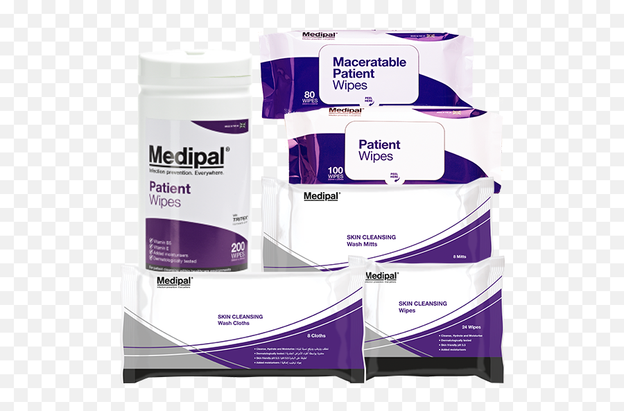 Medical Skin Cleansing Wipes U0026 Mitts Medipal - Paper Png,Medical Png