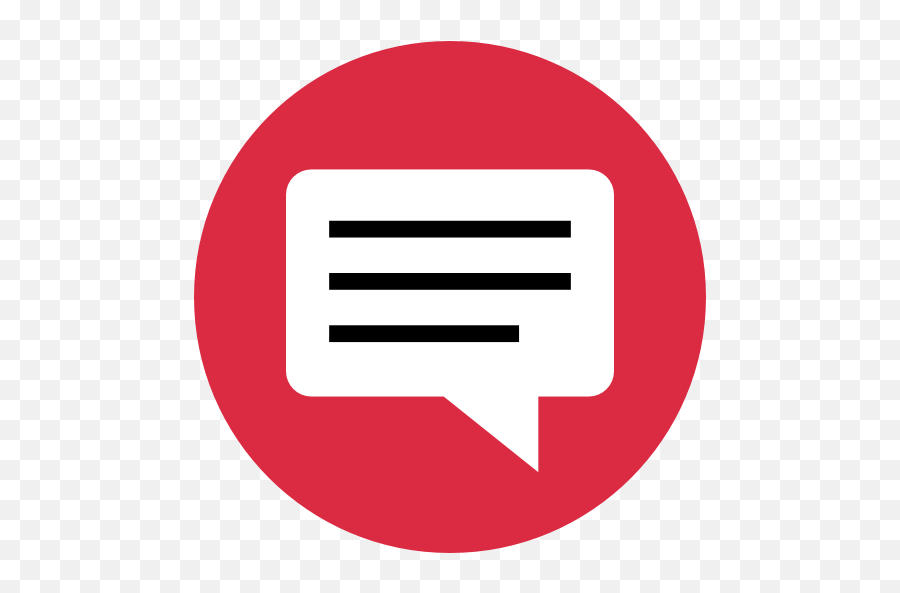 Red Messenger - Symbol Comment Youtube Logo Png,Messenger Logo