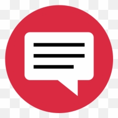 Red Messenger - Symbol Comment Youtube Logo png