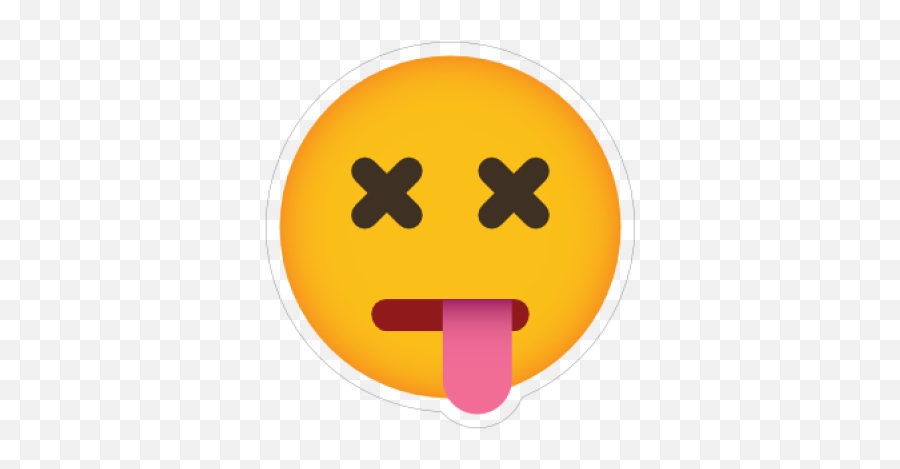 Download Free Png Dead Emoji - Transparent Background Dead Emoji,Dead Emoji Png