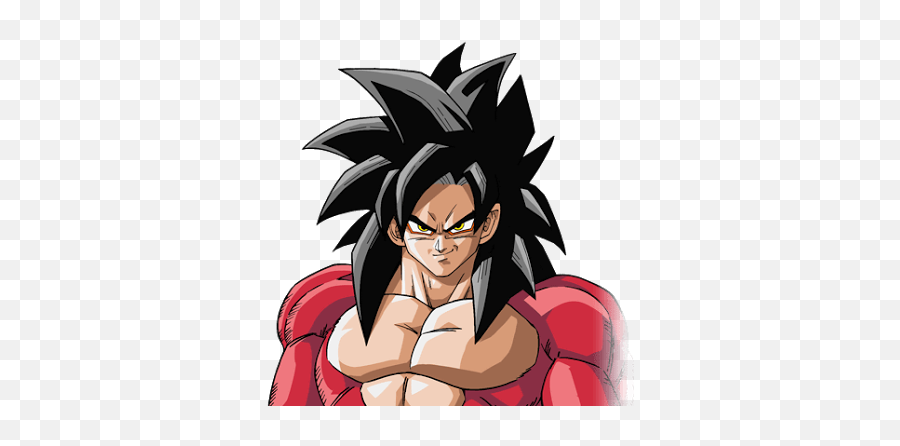 Ss4 Goku Dragon Ball Gt - Dragon Ball Goku Super Sayajin 4 Png,Goku Hair Transparent