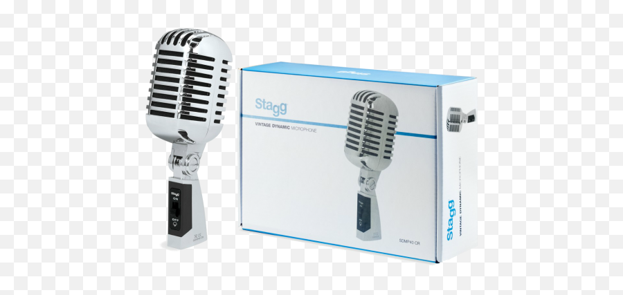Stagg Sdmp40 Cr Vintage Dynamic Microphone Stage Depot - Stagg Sdmp40cr Png,Vintage Microphone Png