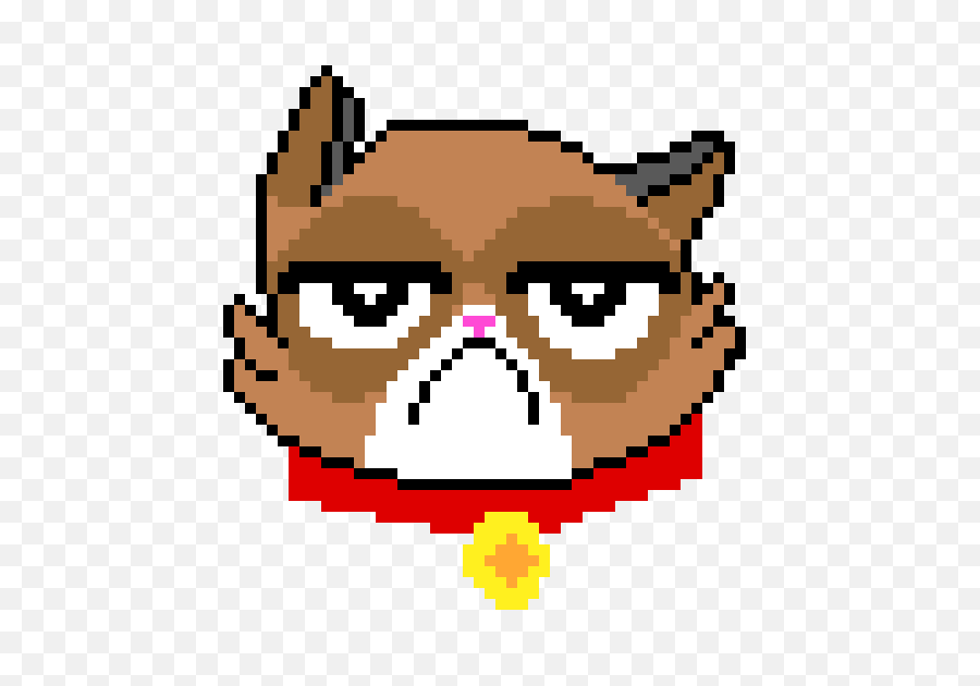 Grumpy Cat Pixel Art Png Image With No - Grumpy Cat Pixel Art,Grumpy Png