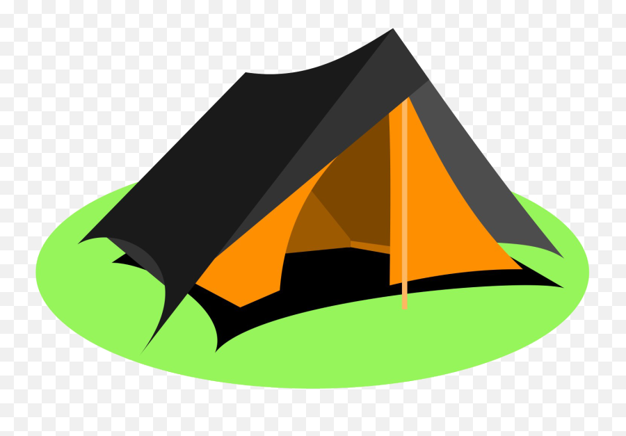 Camping Tent Vector Png - Tent Camp Vector Clipart Hd,Camping Png