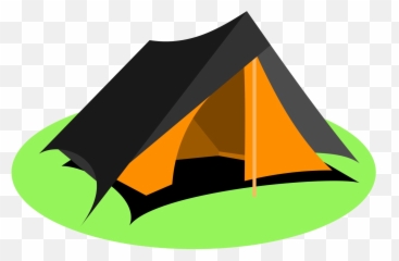 Camping Tent Vector Png - Tent Camp Vector Clipart Hd,Camping Png