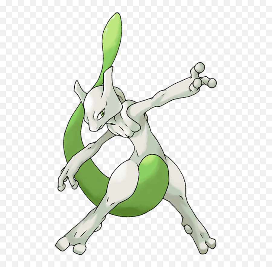 Pokemon - Mewtwo Green Png,Mewtwo Png