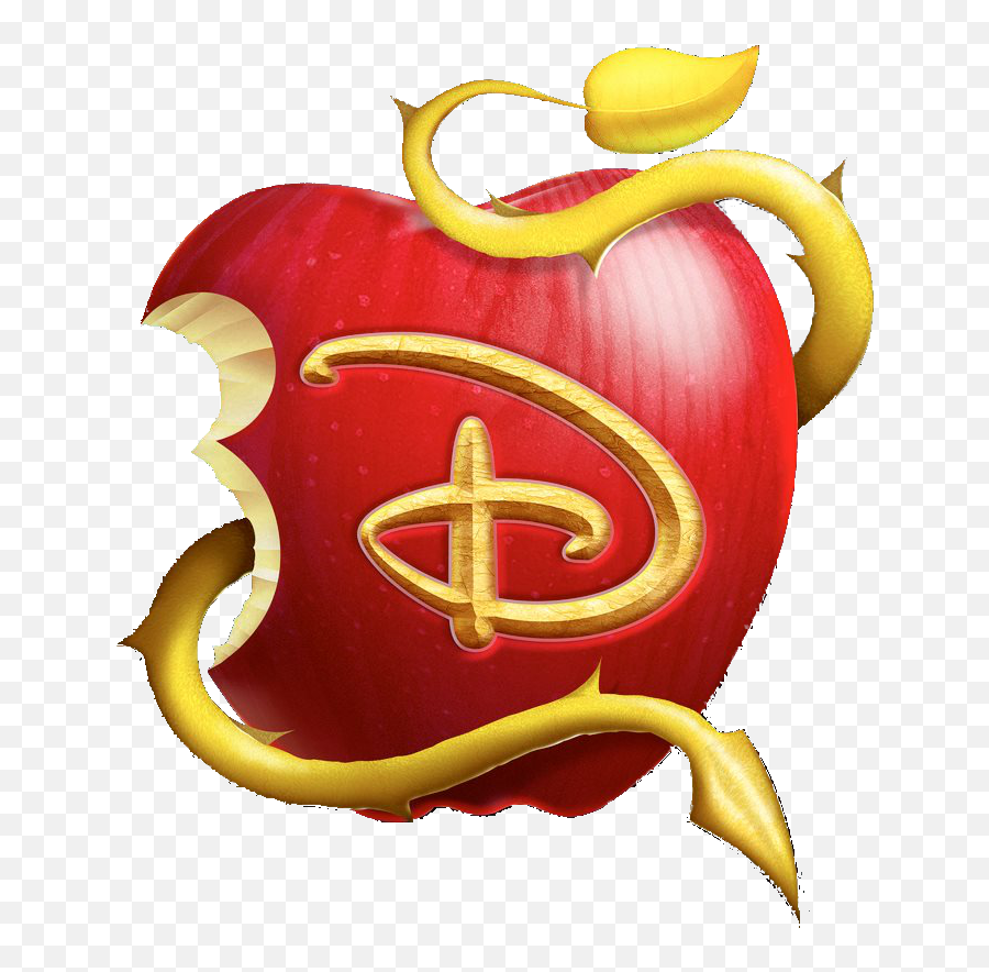 Library Of Descendants Graphic Download Apple Letter - Descendants Apple Png,Disney Movie Logos