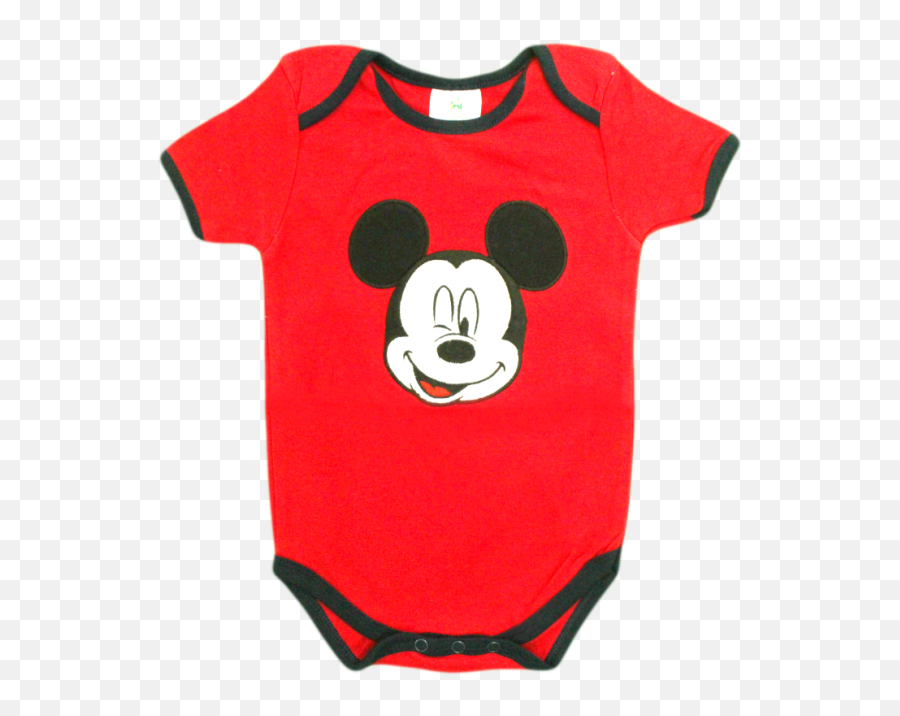 Download Disney Baby Mickey Mouse Red Bodysuits Title - Cartoon Png,Baby Mickey Png