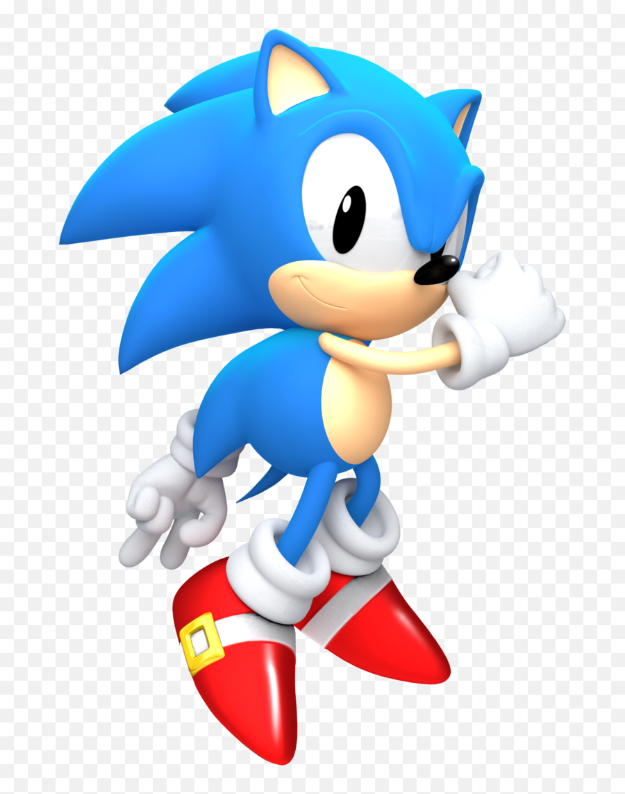 Classic Sonic Render By Jaysonjeanchannel Mania - Sonic Clasico The Hedgehog Png,Sonic Mania Png