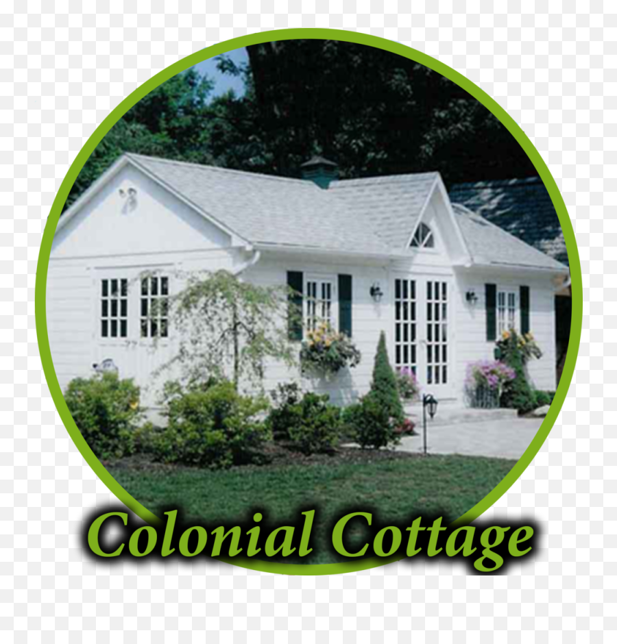 Download Colonial Cottage Circle - Tiny House Movement Png,Cottage Png