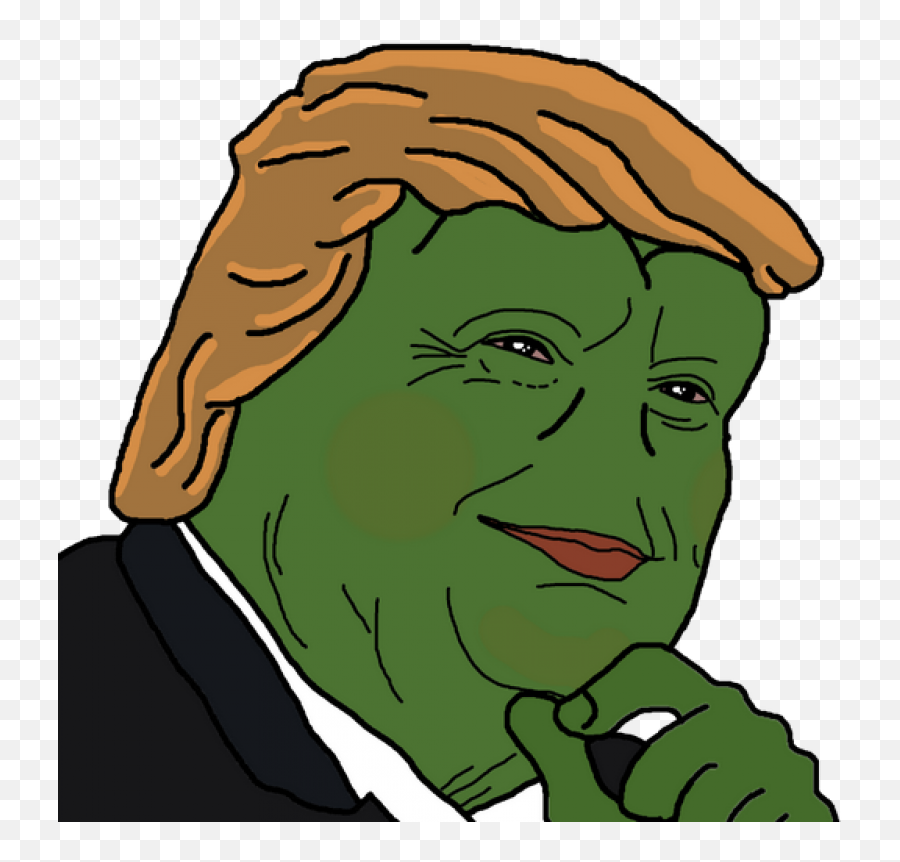 Donald Trump Pepe Png Image - Donald Trump Frog Meme,Trump Head Transparent Background