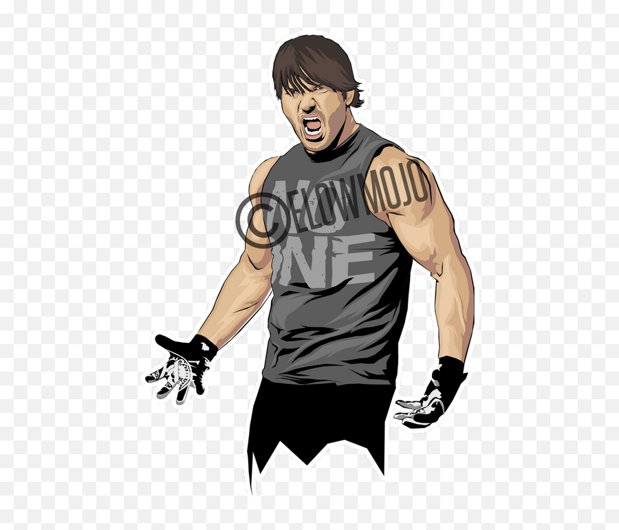 My New Aj Styles Fan Art For A Project - Dean Ambrose Drawings Png,Aj Styles Png
