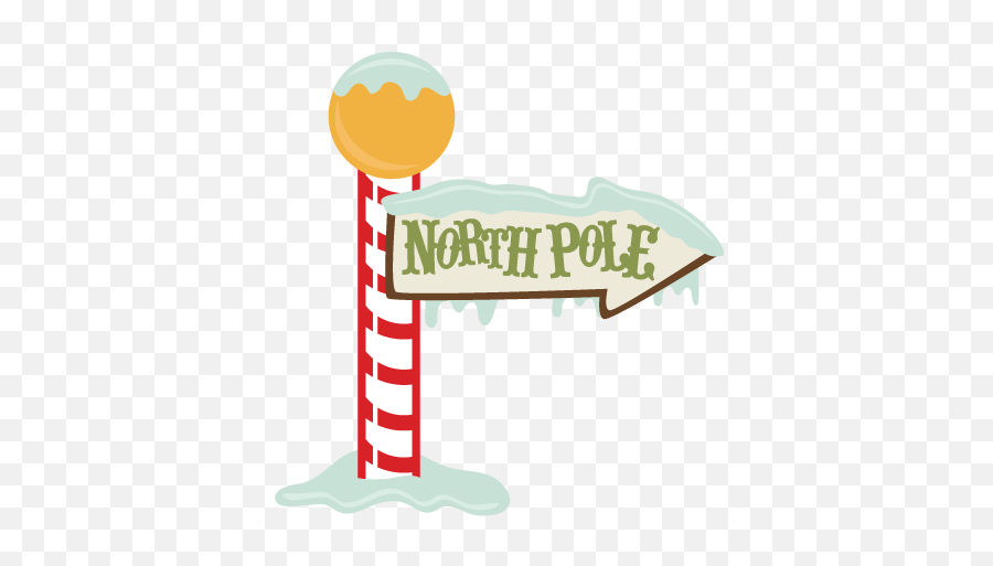 North Pole Sign Santa Claus Transparent Png - Stickpng North Pole Sign Clip Art,Santa Clause Png
