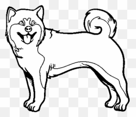 Download Hd Akita Dog Coloring Page - Shiba Inu Coloring Shiba Inu Coloring Page Png,Shiba Inu Png