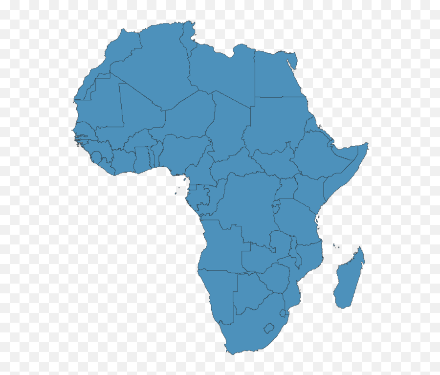 Continents Map - World Map With Continents Africa Vector Free Png,Continents Png