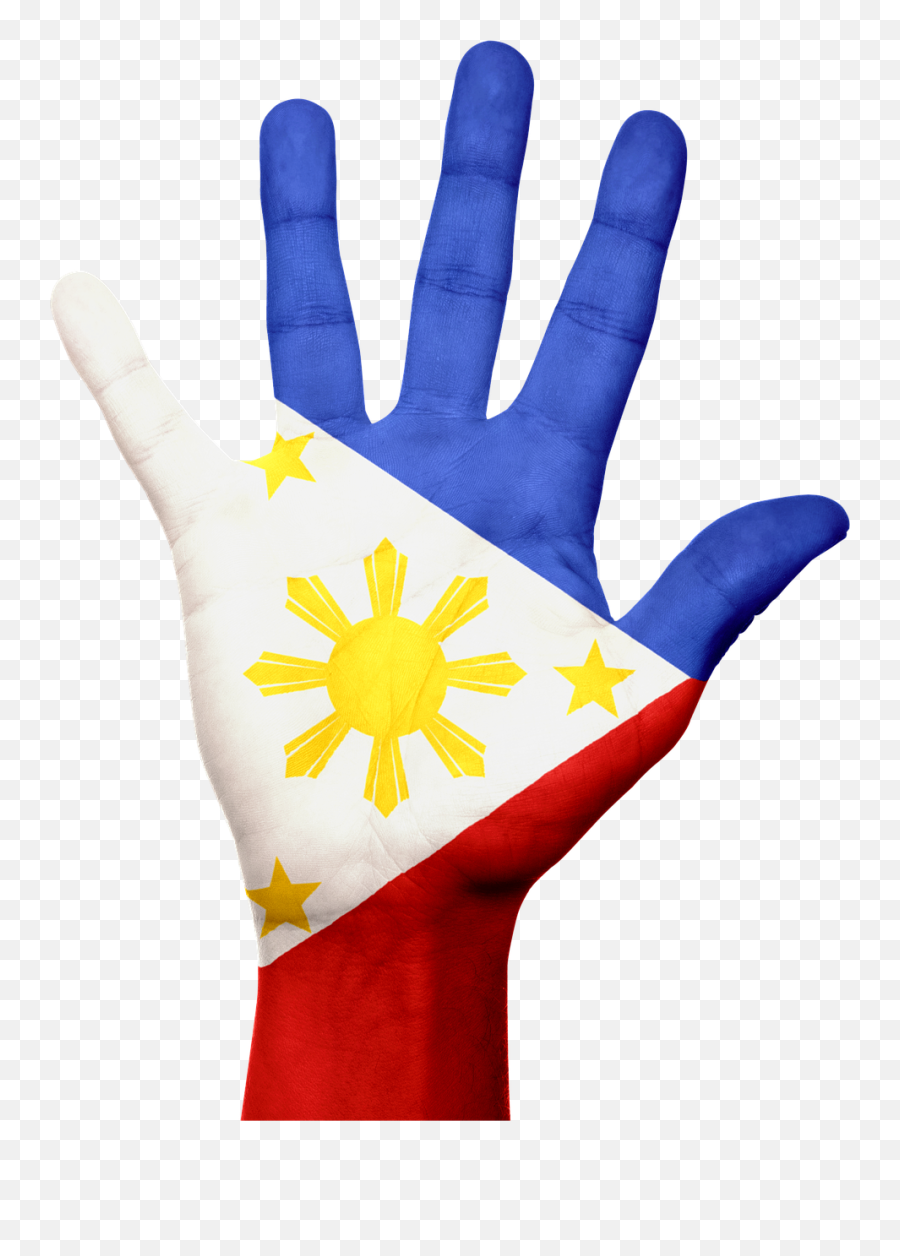 Hand With Philippine Flag Clipart - Culture Symbol In Philippines Png,Philippine Flag Png