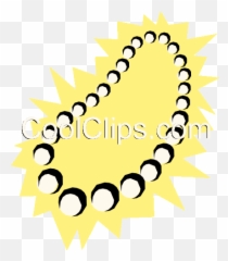 String Of Pearls Royalty Free Vector Clip Art Illustration - Alternate Flag Of Nepal png