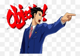 Download Phoenix Wright Objection - Discord Emoji png