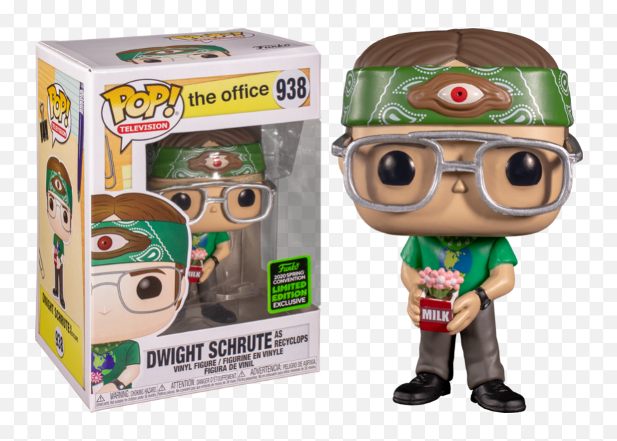 Funko The Office - Dwight Schrute Recyclops Funko Pop Png,Dwight Schrute Transparent