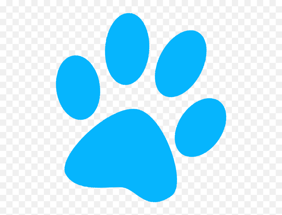 Blue Dog Paw - Clipart Blue Dog Paw Png,Blue Paw Print Logos