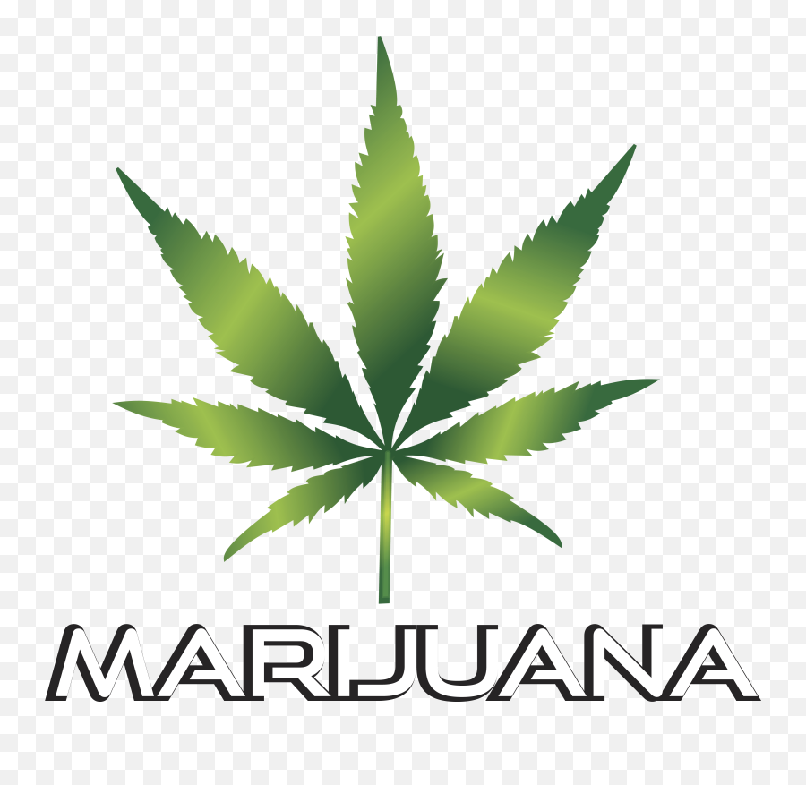 Weed Clip Art Png Image With No - Transparent Black Marijuana Leaf,Weed Png