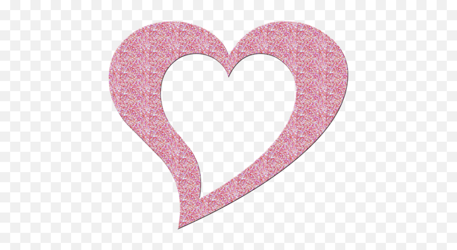 Heart Glitters Icon Png Transparent - Pink Heart Icon Glitter,Glitter Icon